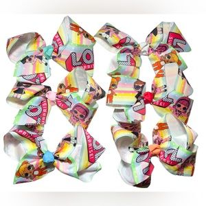 6 LOL Surprise hair bows